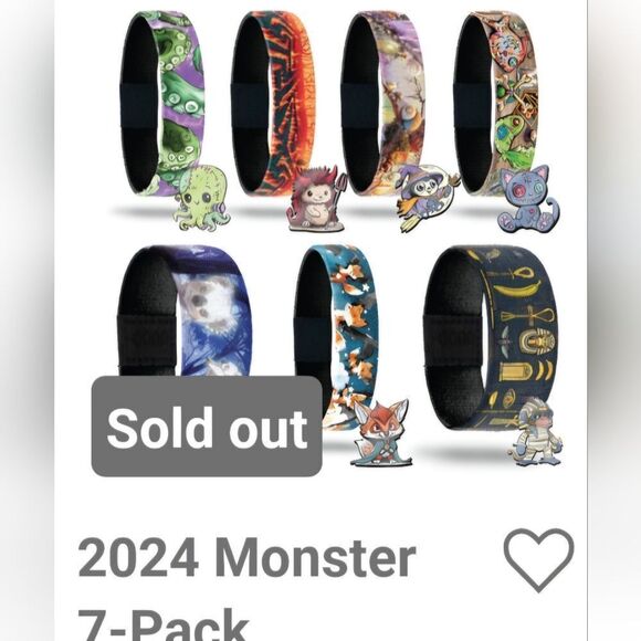 ZOX "Niles Bananaman" #301 MONSTER WEEK Vintage Halloween MAGNET & Wristband - Picture 7 of 9